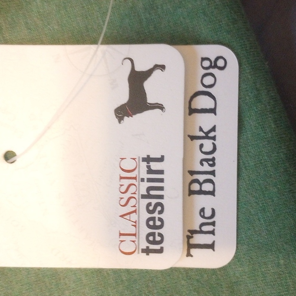 NWT!  The Black Dog Green Long Sleeve Tee L - Picture 3 of 5